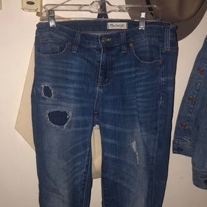 Madewell rip and repair slim boy Jean